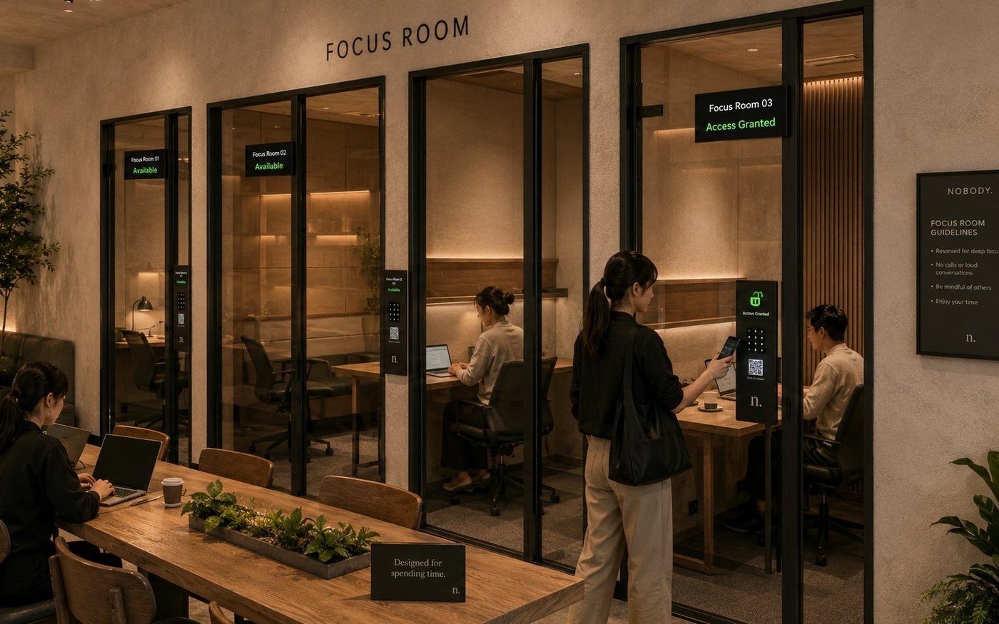 NOBODY Focus Room konsepti